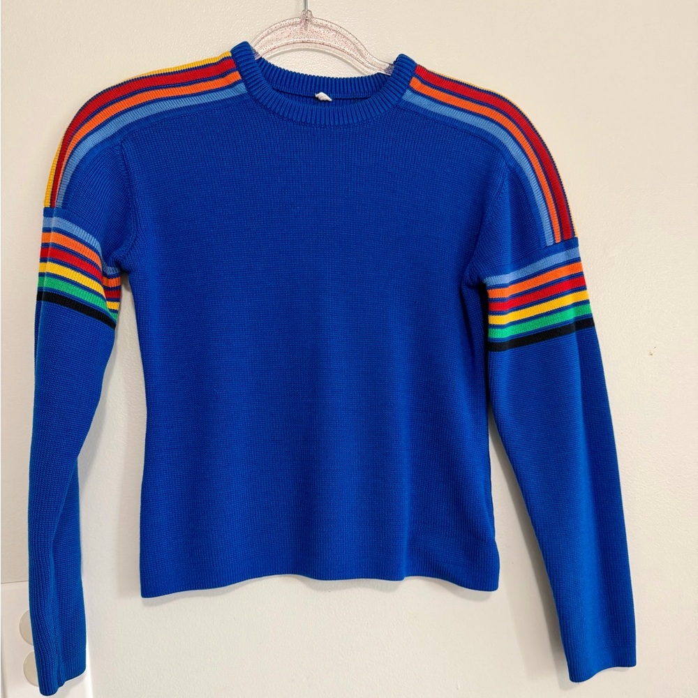 Blue Striped vintage boys Sweater